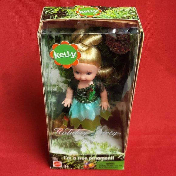 Barbie Kelly Holiday Party Kelly Doll Tree Ornament 2004 - Picture 6 of 14
